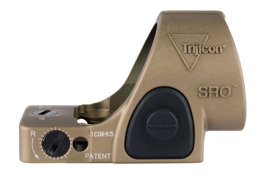 Trijicon SRO 1.0 MOA Red Dot with Adjustable LED Coyote Brown Anodized